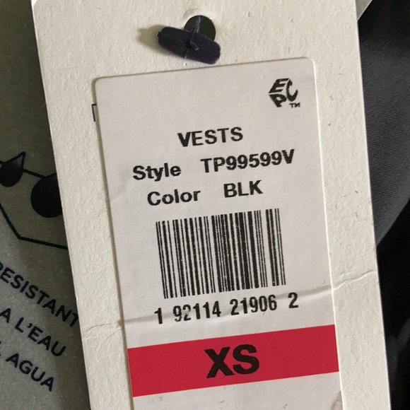 NWT Tommy Hilfiger Sport Women Black Puffer Vest Size X-Small, Sporty! - Picture 7 of 7